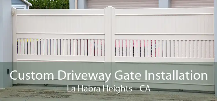 Custom Driveway Gate Installation La Habra Heights - CA