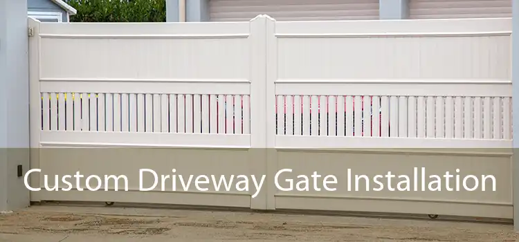 Custom Driveway Gate Installation 