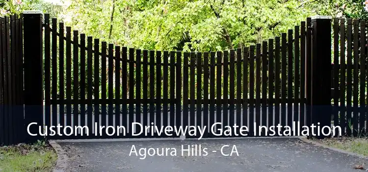 Custom Iron Driveway Gate Installation Agoura Hills - CA