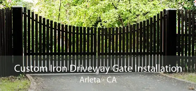 Custom Iron Driveway Gate Installation Arleta - CA