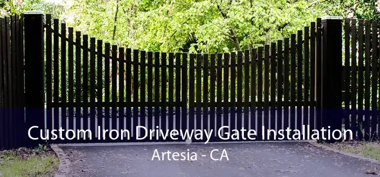 Custom Iron Driveway Gate Installation Artesia - CA