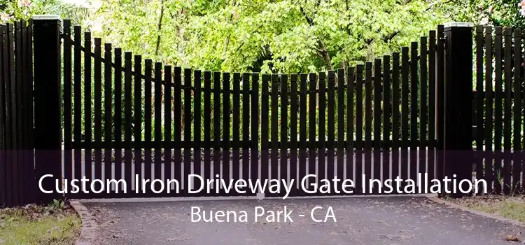 Custom Iron Driveway Gate Installation Buena Park - CA