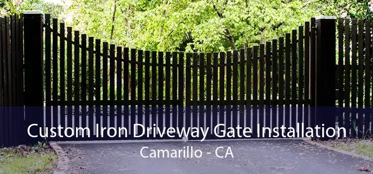 Custom Iron Driveway Gate Installation Camarillo - CA