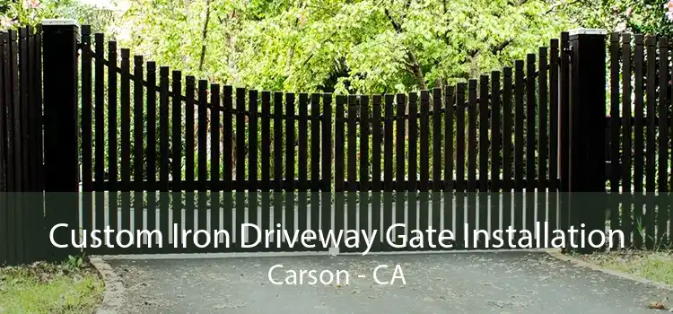 Custom Iron Driveway Gate Installation Carson - CA