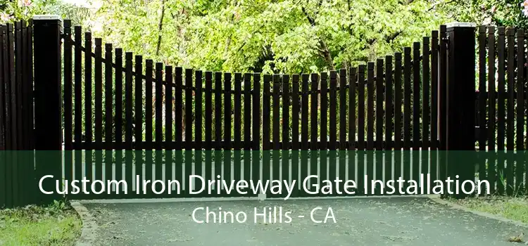 Custom Iron Driveway Gate Installation Chino Hills - CA