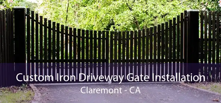 Custom Iron Driveway Gate Installation Claremont - CA