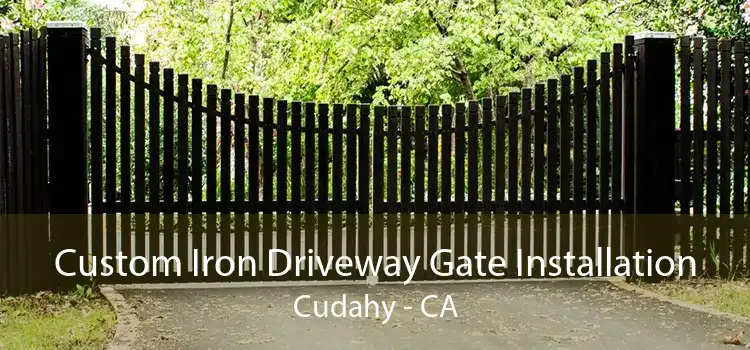 Custom Iron Driveway Gate Installation Cudahy - CA