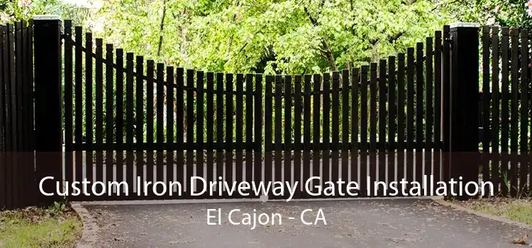 Custom Iron Driveway Gate Installation El Cajon - CA