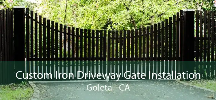 Custom Iron Driveway Gate Installation Goleta - CA