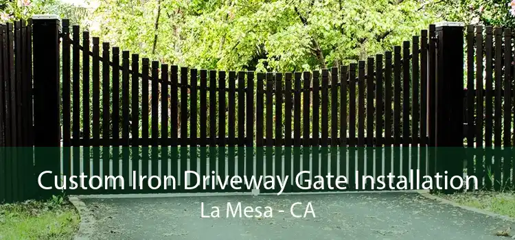 Custom Iron Driveway Gate Installation La Mesa - CA