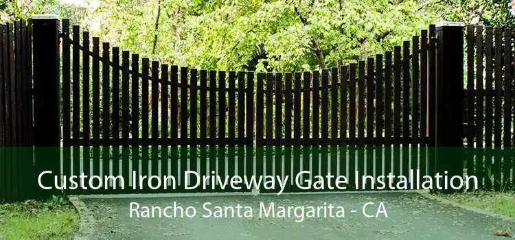 Custom Iron Driveway Gate Installation Rancho Santa Margarita - CA