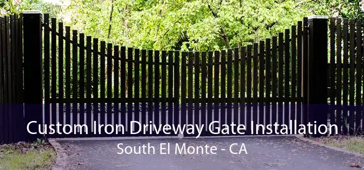 Custom Iron Driveway Gate Installation South El Monte - CA