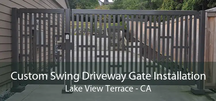 Custom Swing Driveway Gate Installation Lake View Terrace - CA