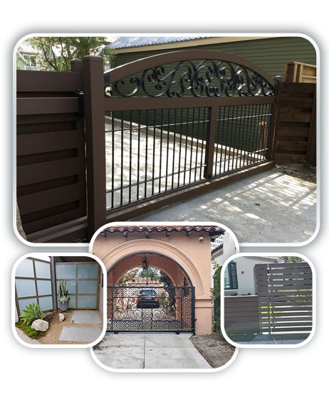 Custom Glass & Metal Driveway Gate Installation in Commerce